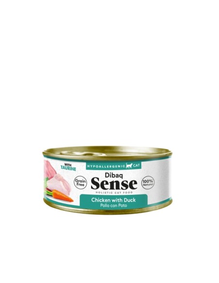 CAT GRAIN FREE POLLO CON PATO DIBAQ SENSE - 70 GR