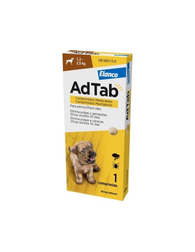 ADTAB ANTIPARASITARIO EN COMPRIMIDO PARA PERROS...