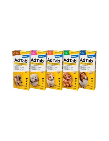 ADTAB ANTIPARASITARIO EN COMPRIMIDO PARA PERROS...