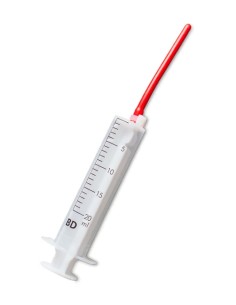 JERINGA CON CÁNULA BLANDA PSITTACUS