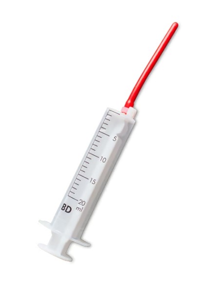 JERINGA CON CÁNULA BLANDA PSITTACUS