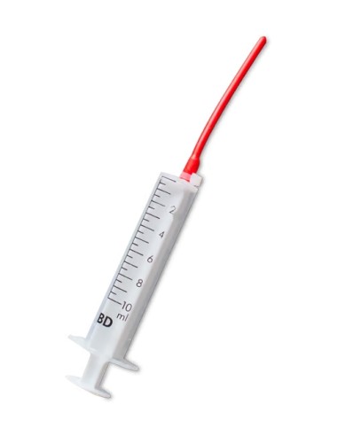 JERINGA CON CÁNULA BLANDA PSITTACUS