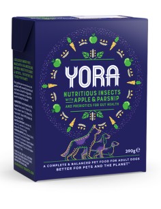 PATÉ CHIRIVÍA Y MANZANA PARA PERROS YORA - 390 GR