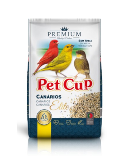 MIXTURA CANARIOS ELITE SIN AVENA PET CUP - 4 KG