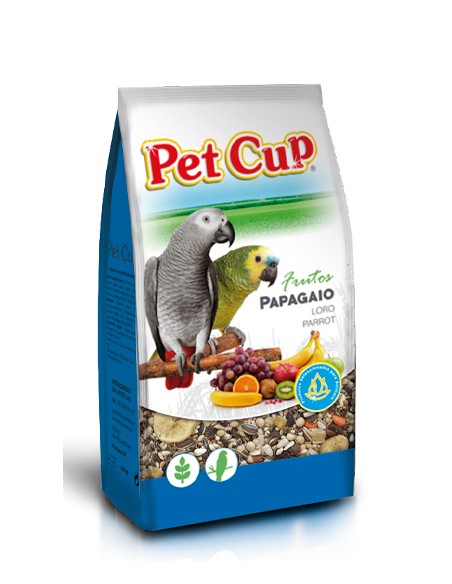MIXTURA LOROS CON FRUTAS PET CUP