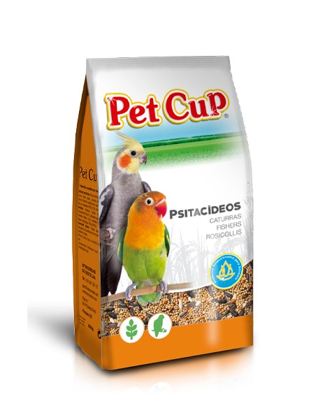 MIXTURA PSITACIDOS STANDARD PET CUP