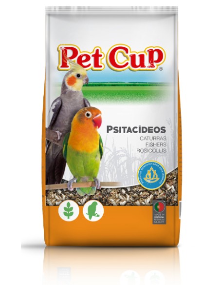 MIXTURA PSITACIDOS STANDARD PET CUP