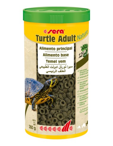 TURTLE ADULT NATURE SERA - 1,000 ML (260 GR)