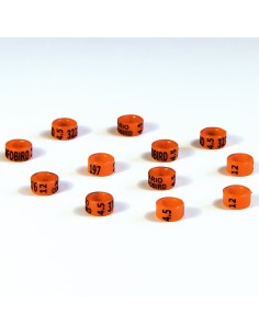 ANILLA PLÁSTICO CERRADA DE AÑO PERIQUITOS Ø 4MM (25...