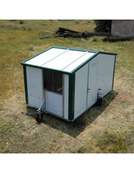 CORRAL MOVIL PARA GALLINAS (HASTA 110 GALLINAS) COPELE - 4,4 X 2,5 X 1,8 METROS