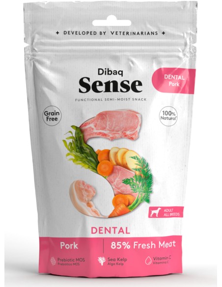 DOG SNACK DENTAL PORK DIBAQ SENSE - 100 GR