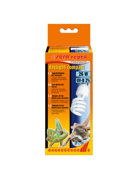 REPTIL DAYLIGHT COMPACT 2 % UV B (26 W) SERA