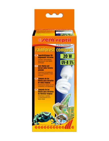 REPTIL RAINFOREST COMPACT 5 % UV B (20 W) SERA