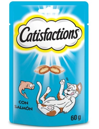 SALMON PREMIOS PARA GATOS CATISFACTIONS - 60 GR
