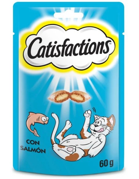 SALMON PREMIOS PARA GATOS CATISFACTIONS - 60 GR