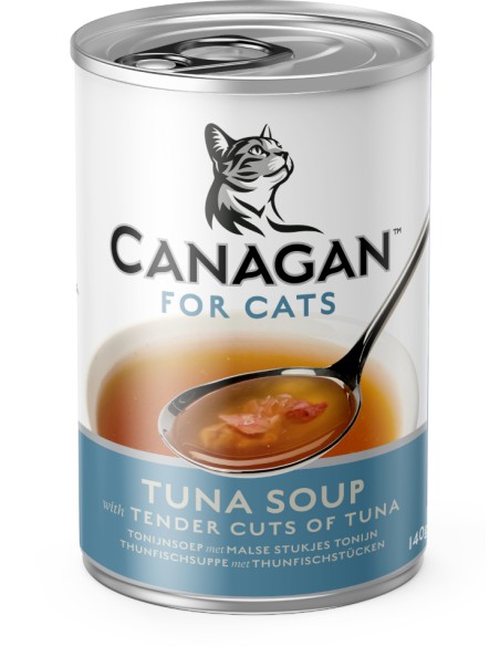 SOPA DE ATÚN PARA GATOS CANAGAN - 140 GR