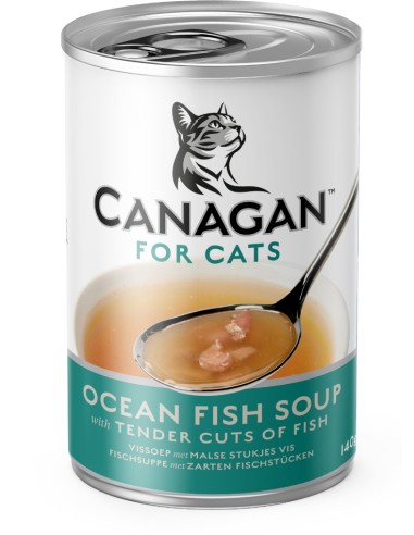 SOPA DE PESCADO OCEÁNICO PARA GATOS CANAGAN -...