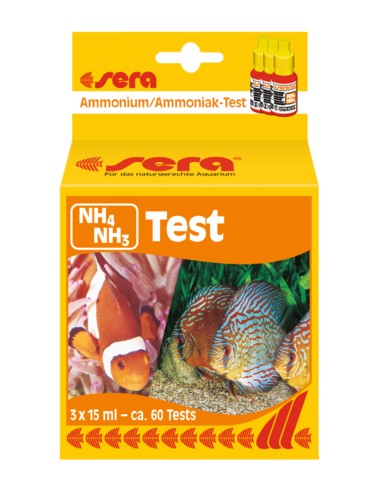 TEST DE AMONIO/AMONÍACO (NH4/NH3) SERA - 15 ML