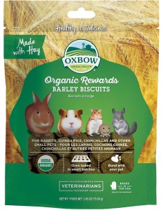 ORGANIC REWARDS GALLETAS NATURALES DE CEBADA OXBOW - 75 GR