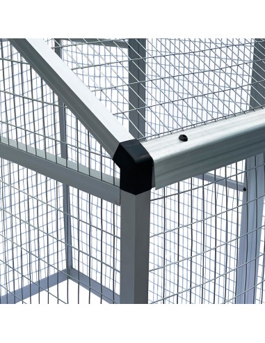 AVIARIO ALUMINIO GAUN - 182 X 178 X 195 CM