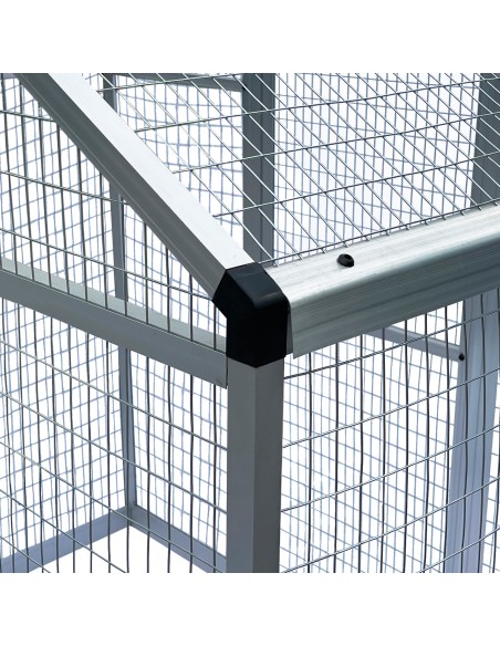 AVIARIO ALUMINIO GAUN - 182 X 178 X 195 CM