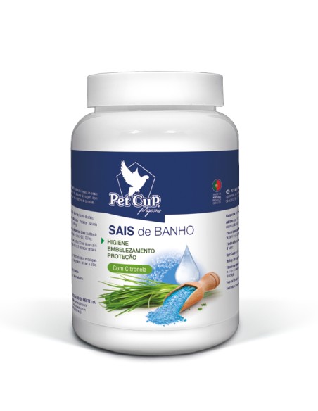 SALES DE BAÑO CON CITRONELA PARA PALOMOS PET CUP - 1 KG