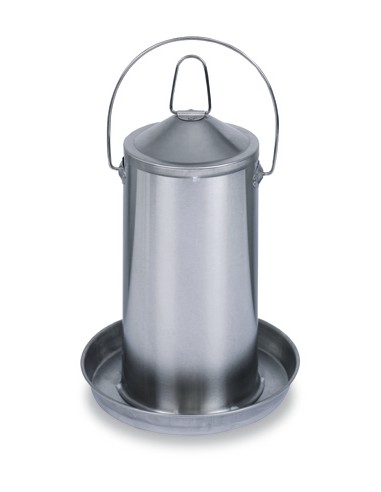 BEBEDERO INOXIDABLE PARA AVES GAUN