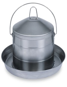 BEBEDERO INOXIDABLE PARA AVES GAUN 2