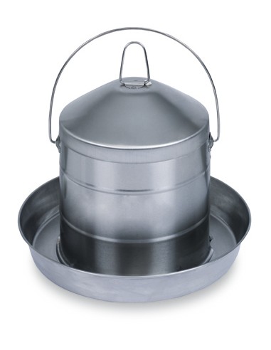 BEBEDERO INOXIDABLE PARA AVES GAUN