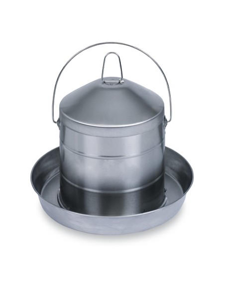 BEBEDERO INOXIDABLE PARA AVES GAUN