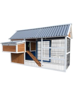 CASETA AVES MODELO VIENA GAUN - 200 X 80 X 120 CM