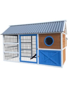 CASETA AVES MODELO VIENA GAUN - 200 X 80 X 120 CM 2