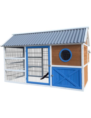 CASETA AVES MODELO VIENA GAUN - 200 X 80 X 120 CM