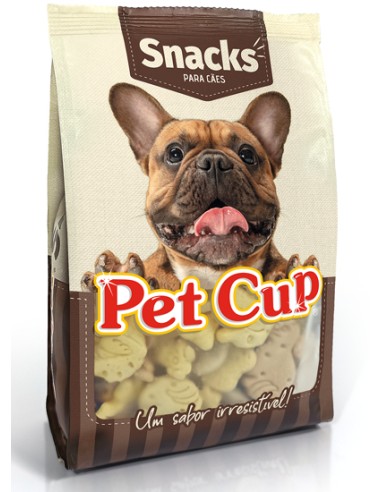 SNACK GALLETAS FIGURAS ANIMALES PET CUP