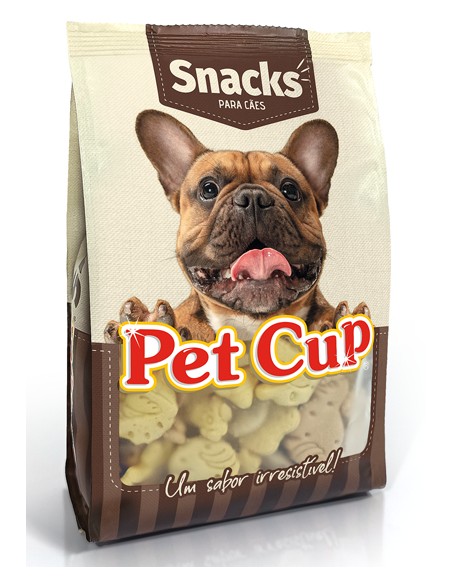 SNACK GALLETAS FIGURAS ANIMALES PET CUP