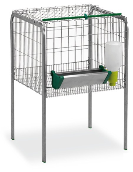 JAULA ENGORDE DE POLLOS 1 DEPARTAMENTO GAUN - 65 X 79 X 98 CM