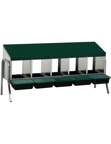 PONEDERO CON CUBETA Y PATAS 5 DEPARTAMENTOS GAUN