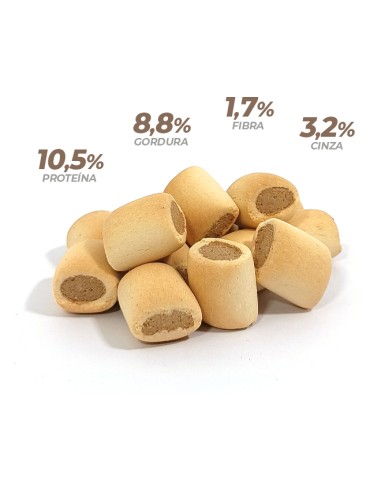 SNACK GALLETAS HUESO MARRON PET CUP