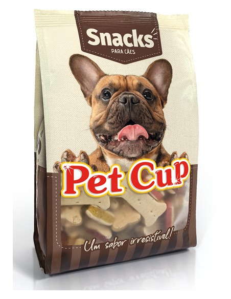 SNACK GALLETAS HUESO SANDWICH MIX PET CUP - 400 GR