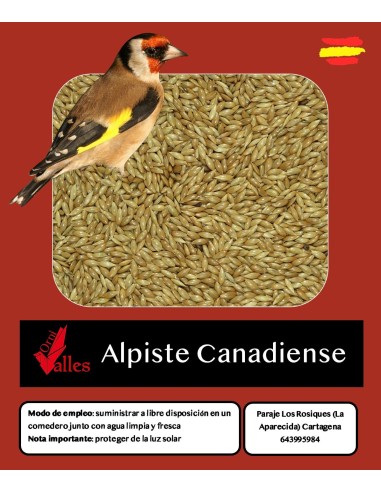 ORNIVALLES ALPISTE CANADIENSE 5 KG