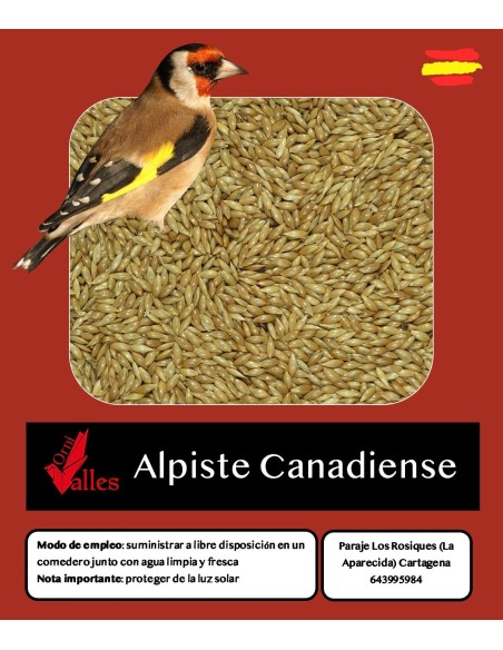 ORNIVALLES ALPISTE CANADIENSE 5 KG