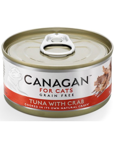 LATA DE ATÚN CON CANGREJO PARA GATOS CANAGAN -...