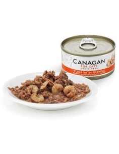 LATA DE ATÚN CON GAMBAS PARA GATOS CANAGAN - 75 GR 2