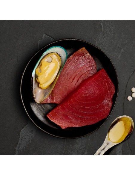 LATA DE ATÚN CON MEJILLONES PARA GATOS CANAGAN - 75 GR