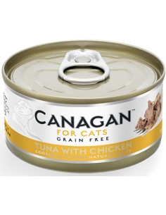 LATA DE ATÚN CON POLLO PARA GATOS CANAGAN - 75 GR