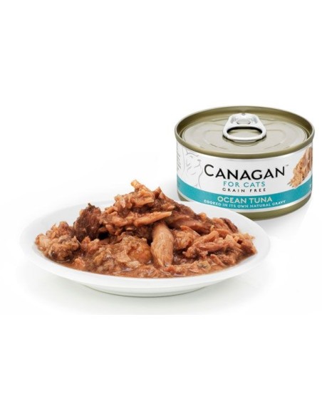 LATA DE ATÚN OCEÁNICO PARA GATOS CANAGAN - 75 GR