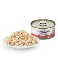 LATA DE POLLO CON GAMBAS PARA GATOS CANAGAN - 75 GR 2