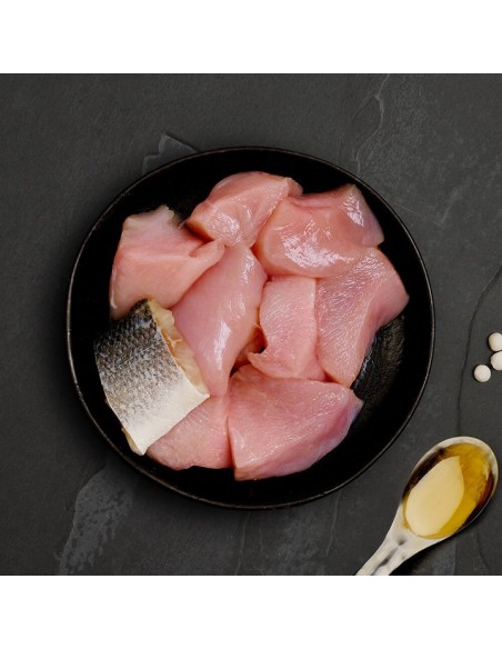 LATA DE POLLO CON LUBINA PARA GATOS CANAGAN - 75 GR