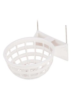 NIDO PLÁSTICO CON GANCHOS DE ALAMBRE LISA