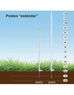 POSTE PLÁSTICO ESTÁNDAR (10 UNIDADES) COPELE